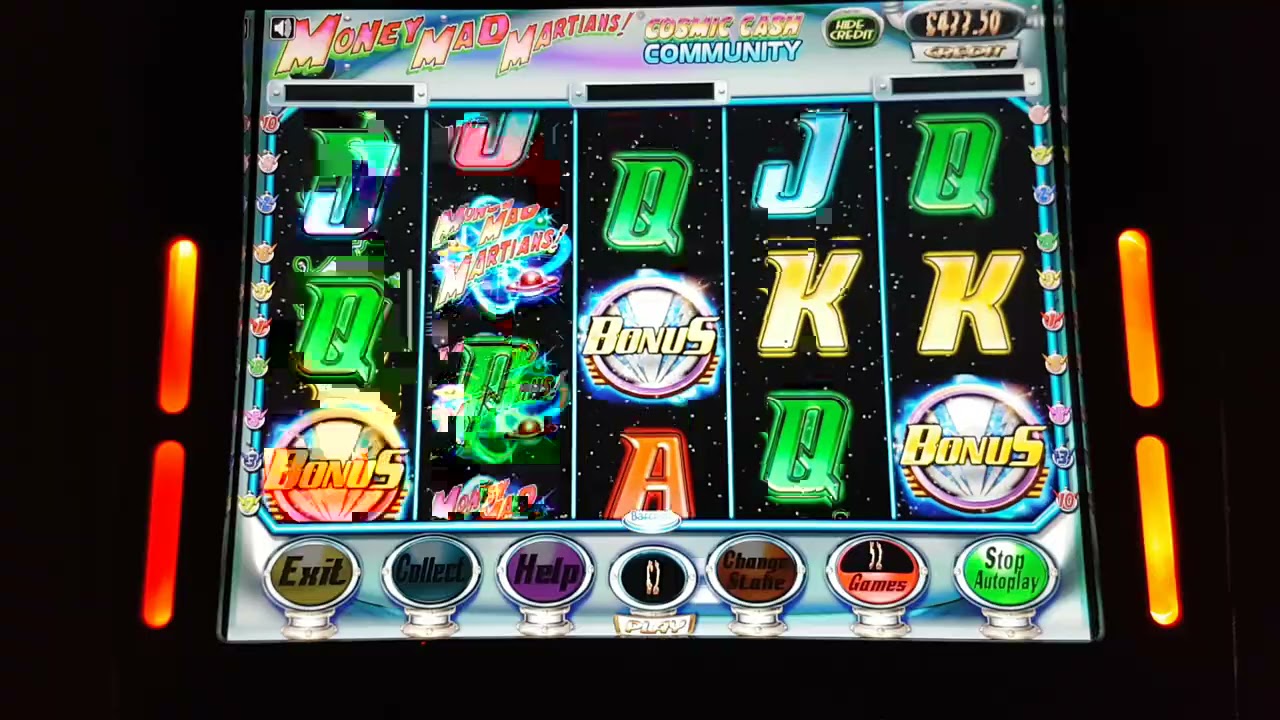 &pound;500 Jackpot Money Mad Martians Cosmic Cash