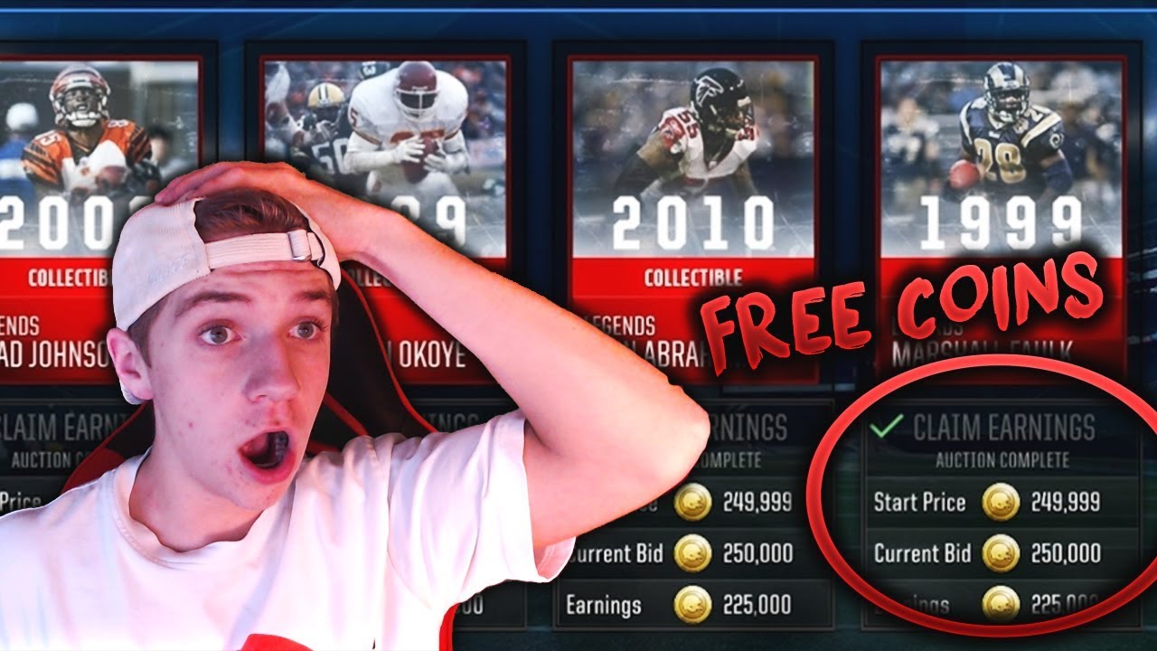 AUCTION HOUSE GLITCH THAT MADE ME 2 MILLION COINS IN 1 MINUTE! MADDEN MOBILE 18 COIN GLITCH