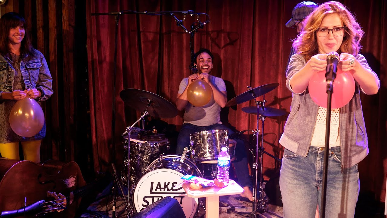 Lake Street Dive plays 'Name That Tune' with balloons