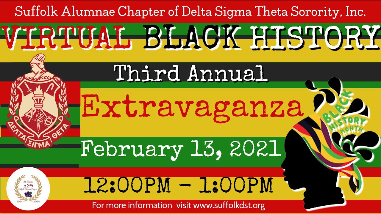 3rd Annual Black History Extravaganza | Suffolk Alumnae Chapter DST