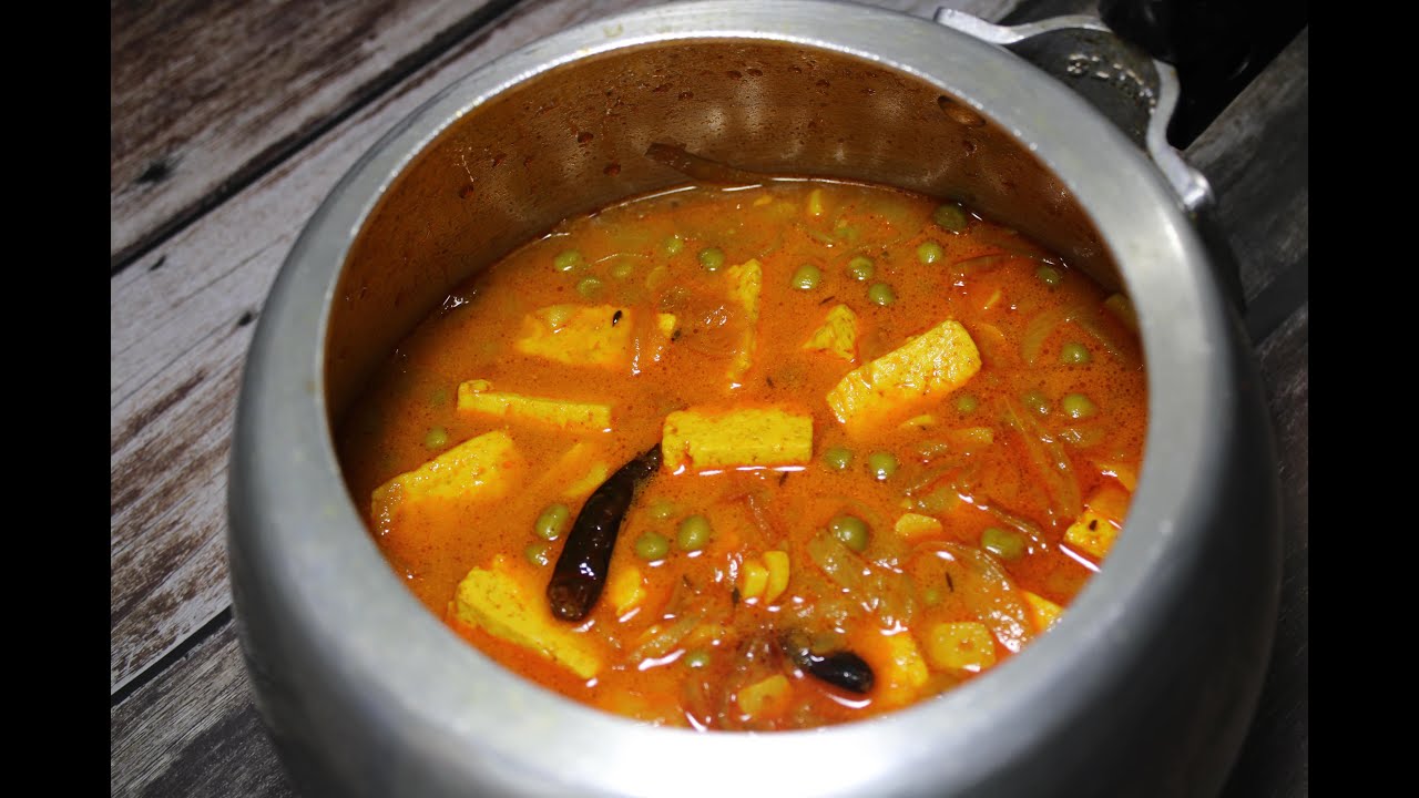 Easy Pressure Cooker Matar Paneer Recipe | Quick and Flavorful Green Peas and Paneer Curry