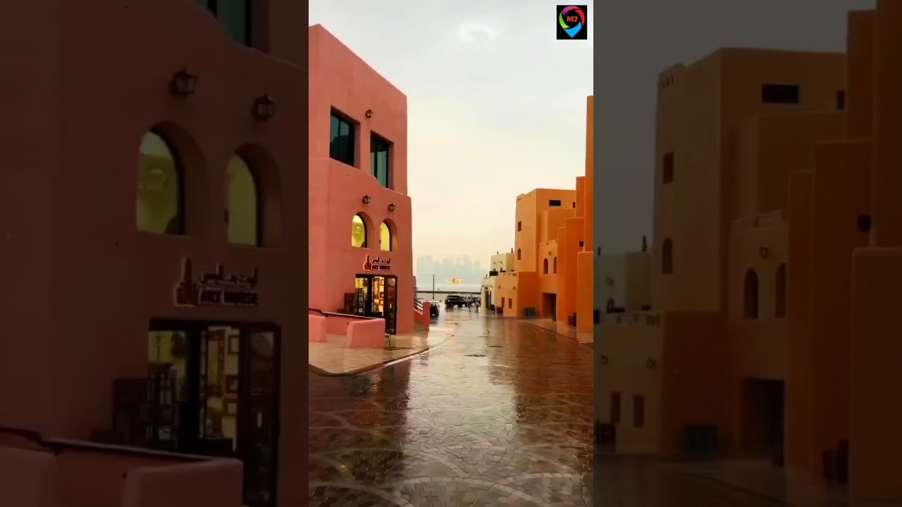 A RAINY DAY IN QATAR, DOHA  #shorts #rain