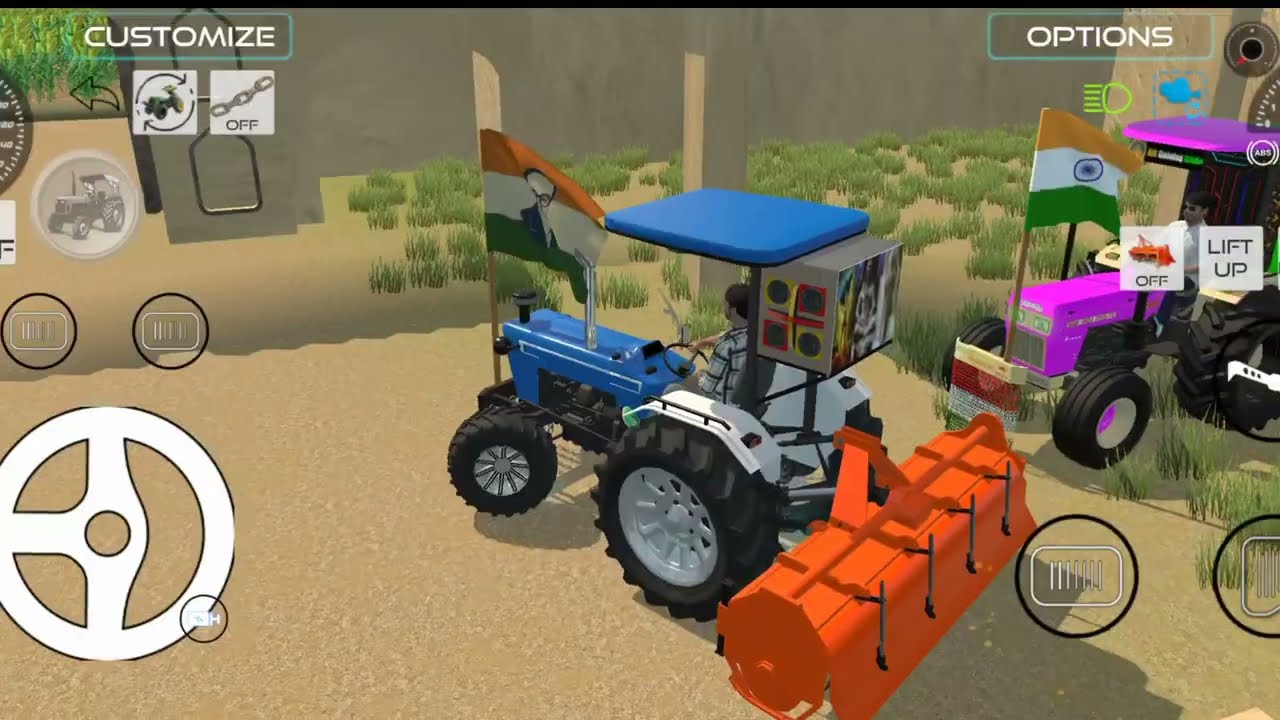 Village Farming Simulator 3D 🌱 🌾 | Swaraj Foord  Tractor 🚜 Sarson Harvest Gameplay Part 68