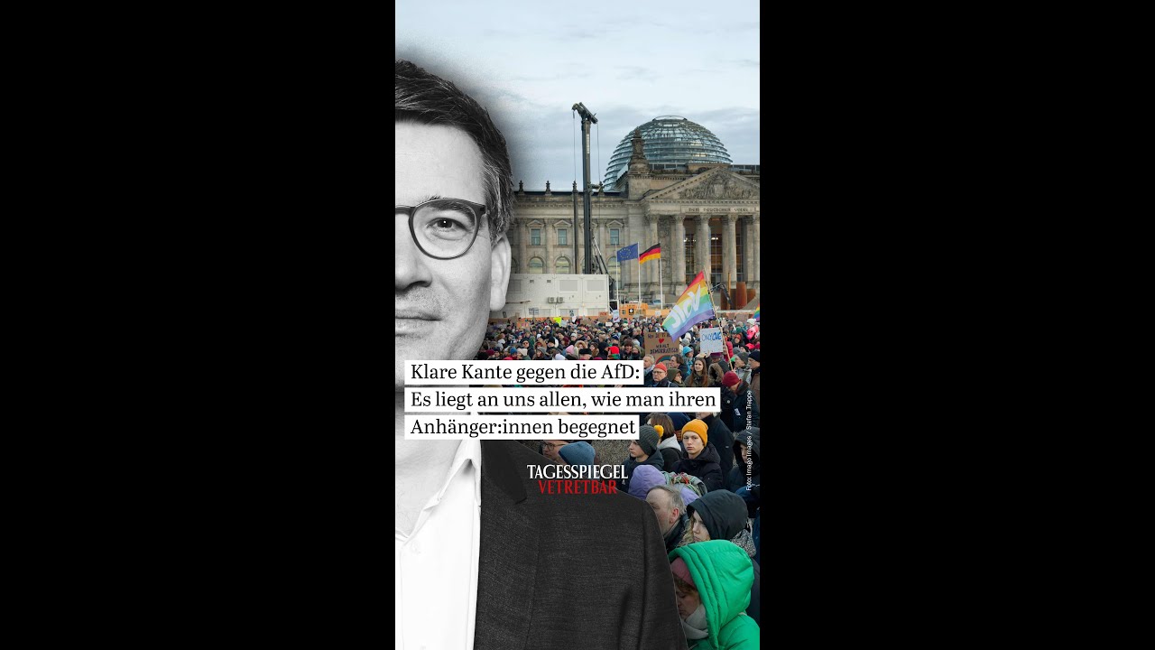 Klare Kante gegen die #AfD – nicht nur auf Demos in Deutschland #kommentar #christiantretbar