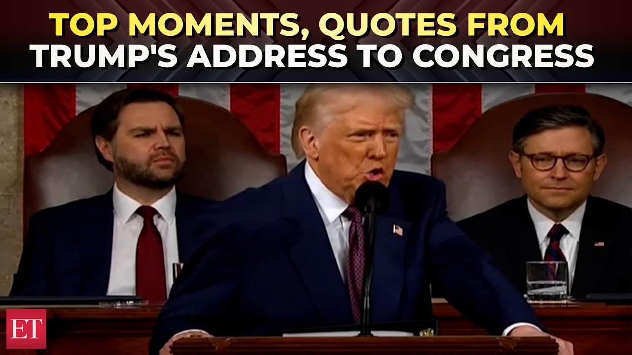 Top 10 moments from President Trump's joint session address to congress