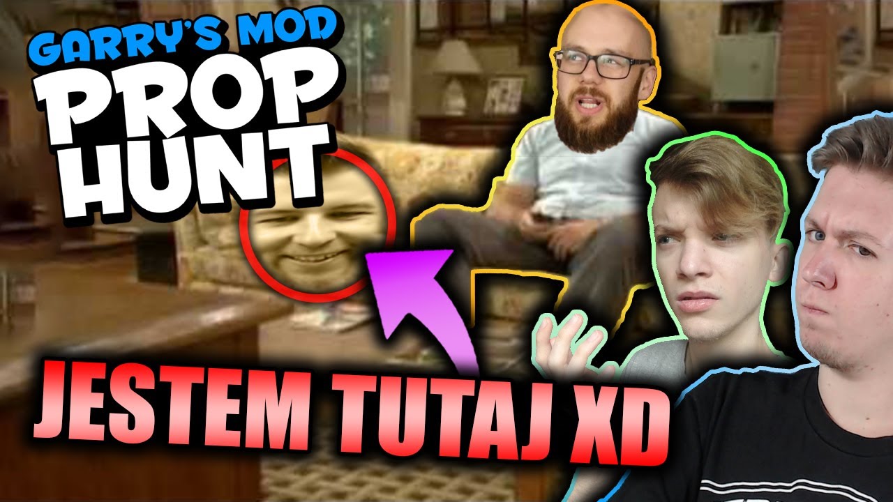 JESTEM WIELKĄ KANAPĄ *Nie Mogą Mnie Znaleźć* XD | Garry's Mod (Prop Hunt)