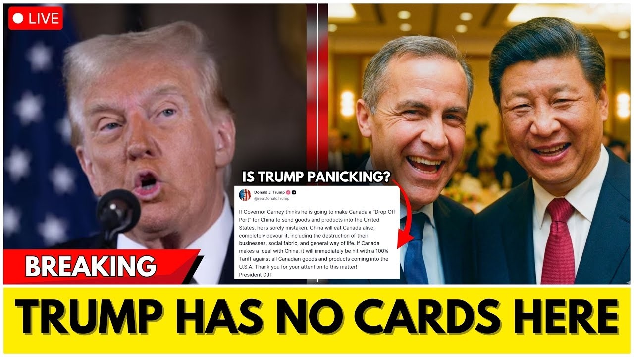 Trump's 100% Tariff Panic: Canada-China Deal TRIGGERED Trump's Biggest Tariff Threat