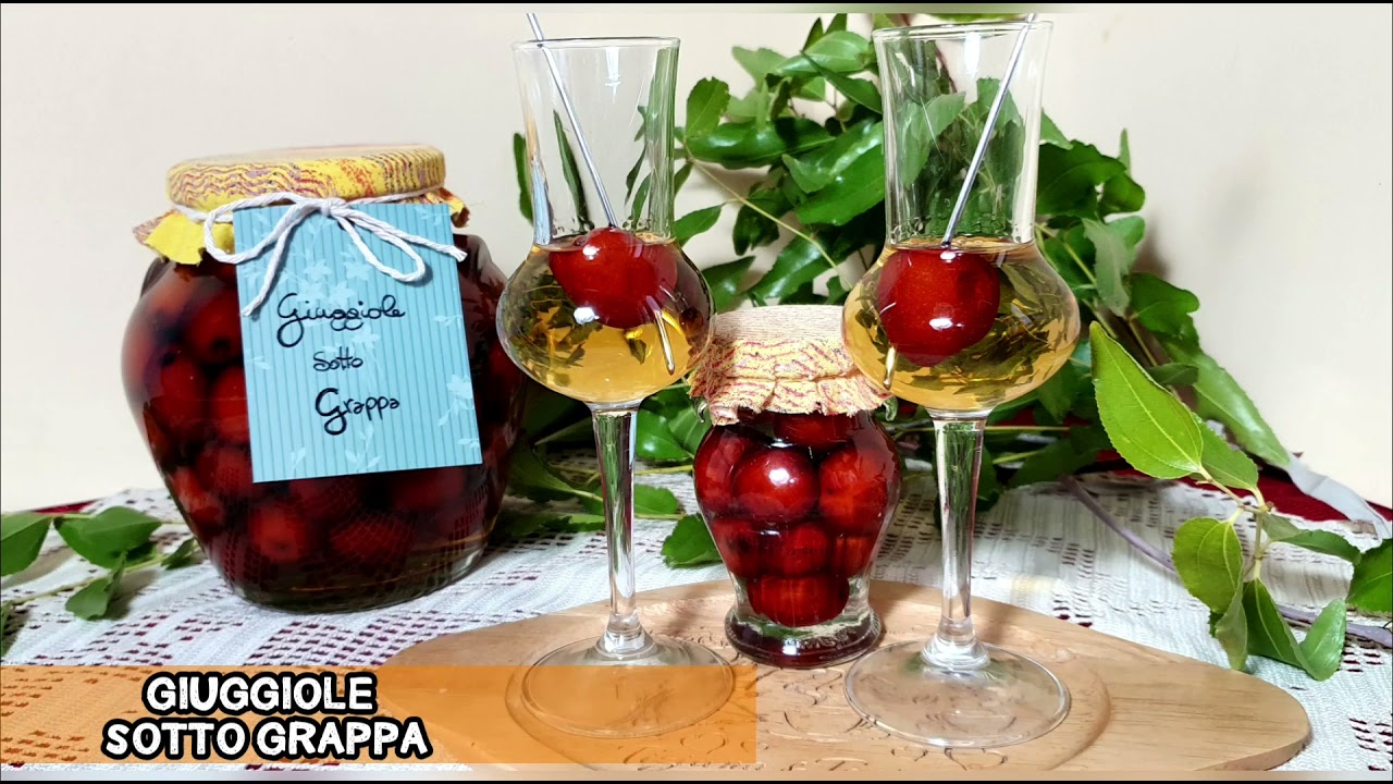 Giuggiole sotto grappa