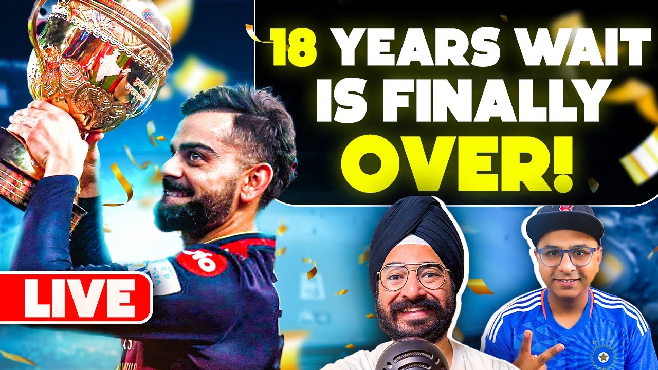 ONE LAST TIME! RCB Lift Their Maiden IPL Title!