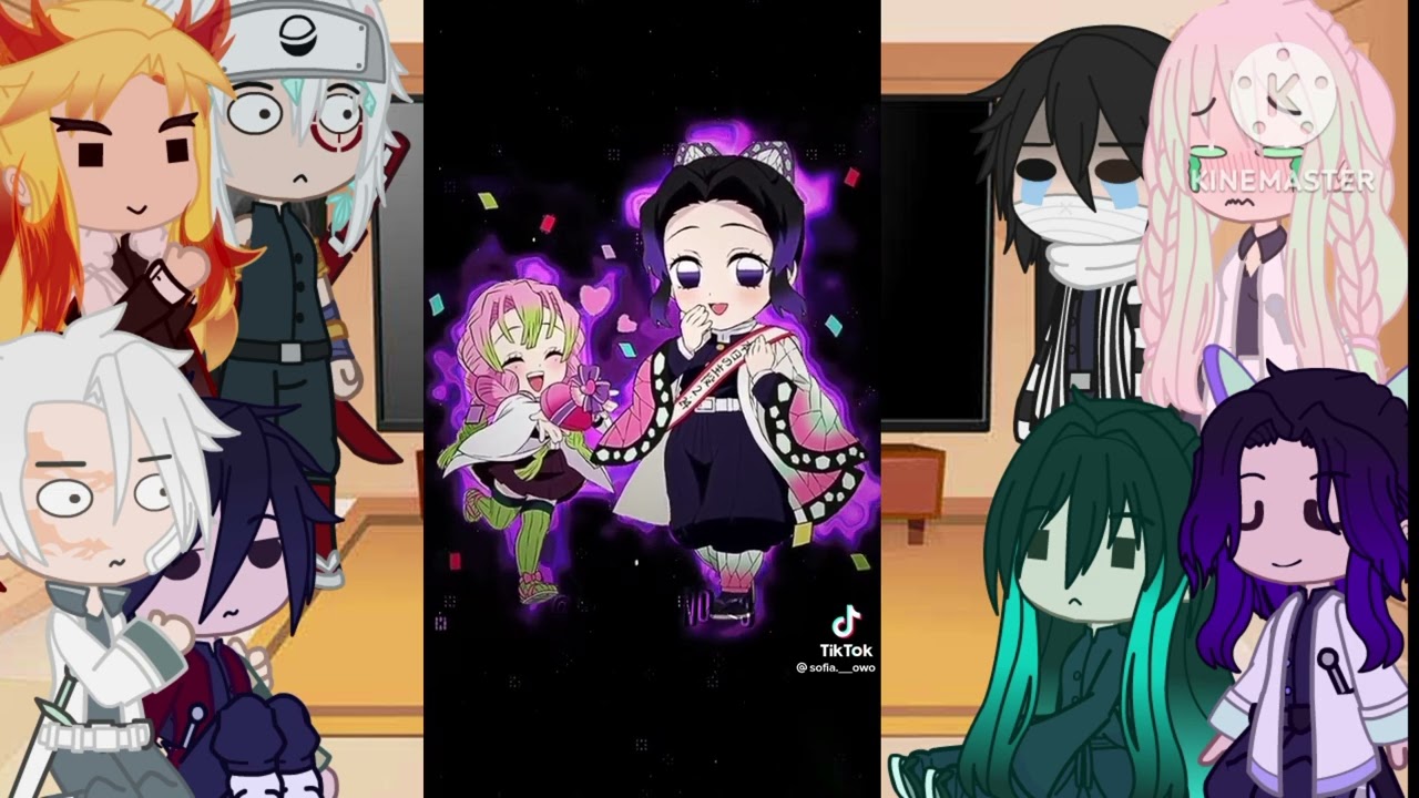 Hashiras reaccionan a ships random (Shinomitsu)