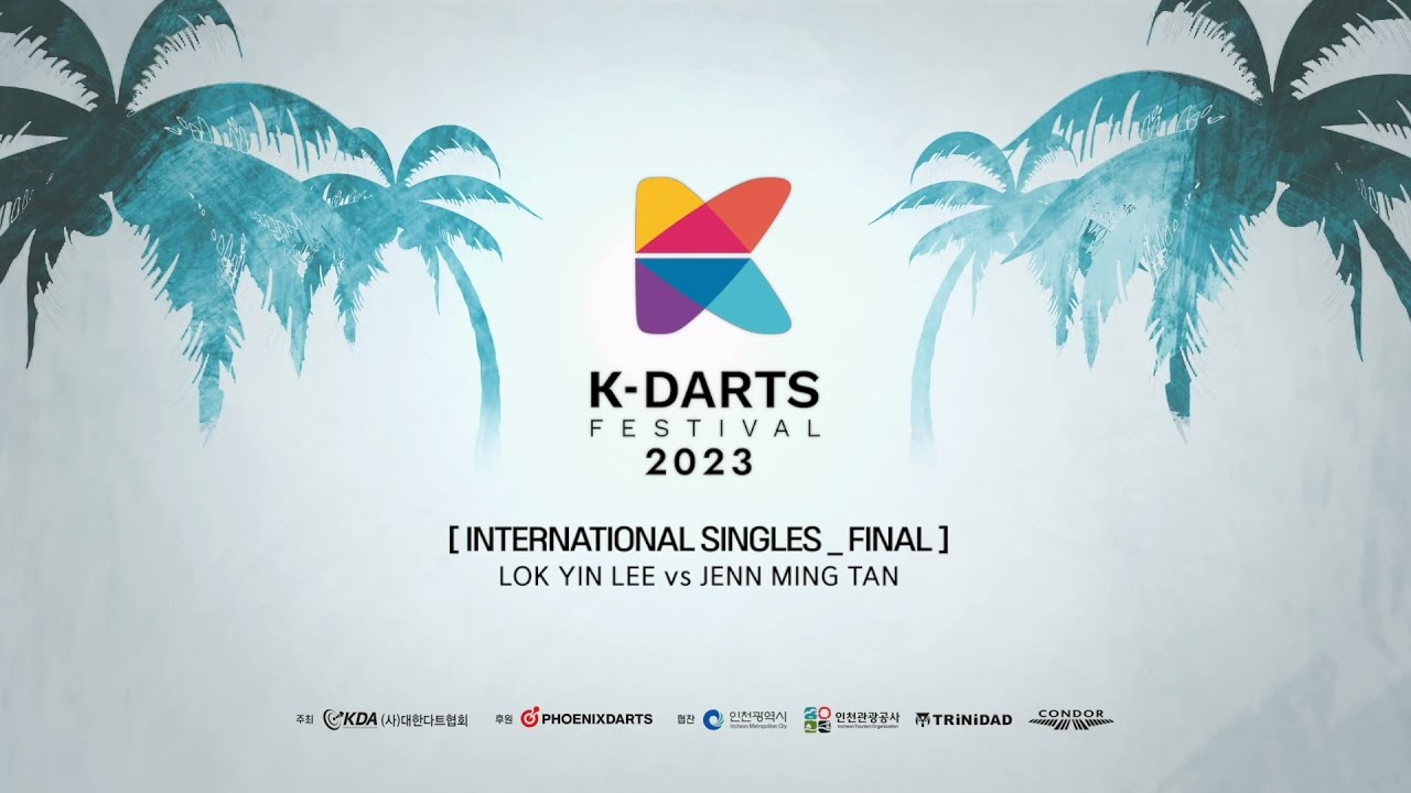 2023 K-DARTS FESTIVAL  International Singles Final LOK YIN LEE vs Jenn Ming Tan
