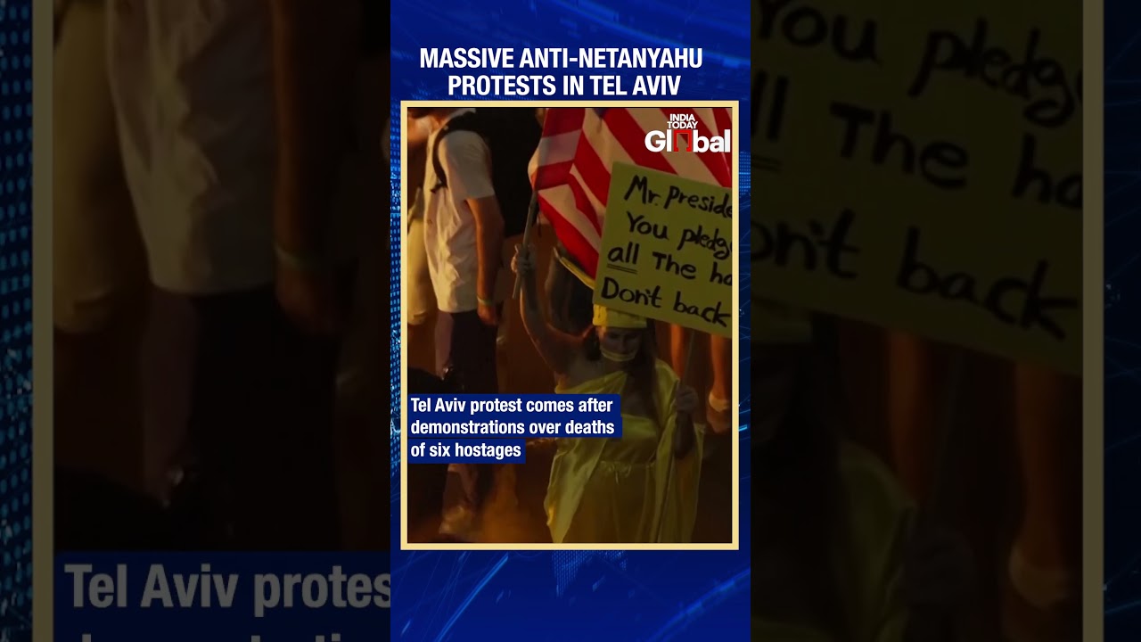 Tel Aviv: Hostage Demonstrations Turn Violent; Protesters, Police Clash With Each Other | Gaza War