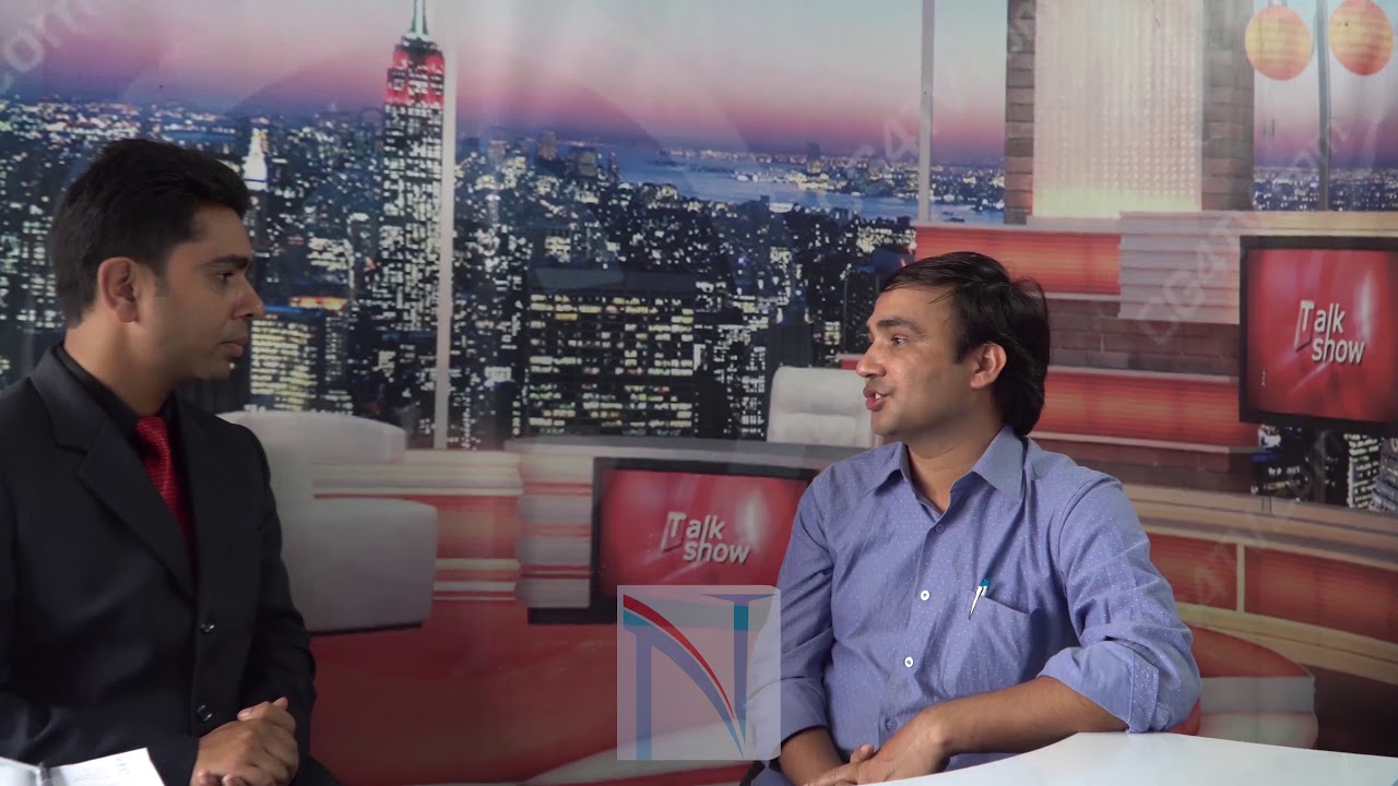 Amar Neupane in Talk Show with Bhagirath Pokharel /seto dharti
