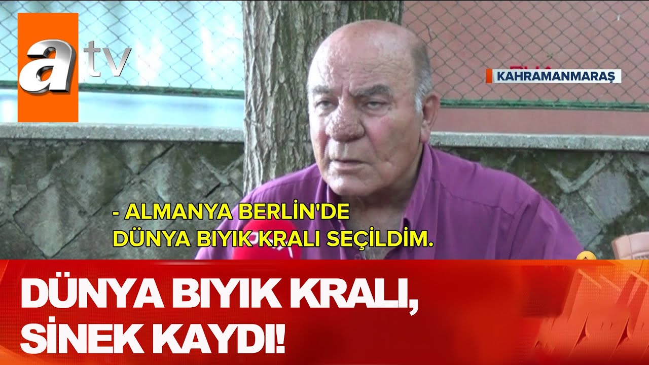Dünya bıyık kralı, sinek kaydı! - Atv Haber 30 Ağustos 2020