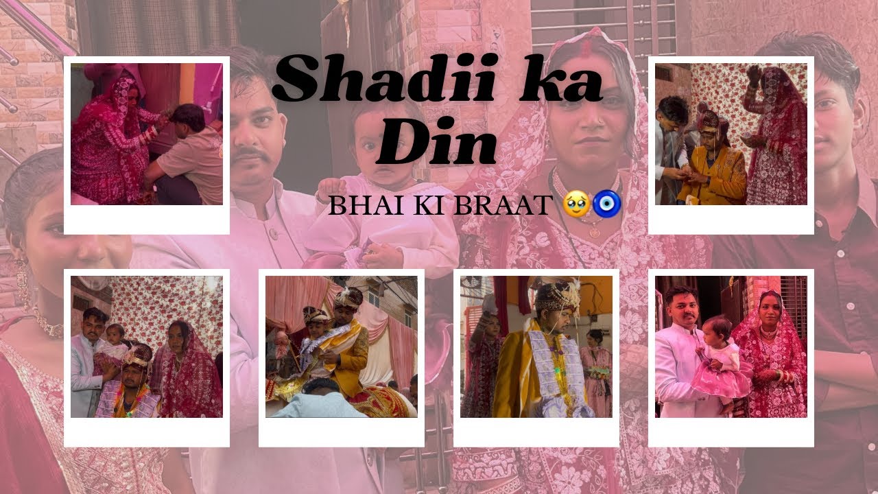 Braat ka Din 🧿|| Baby ke sath braat me jana bhot muskil he 🥲🫶|| #IndianWeddingVlog #BaraatVlog 