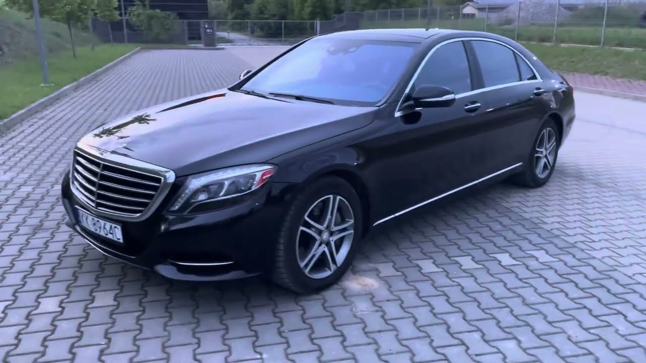 Mercedes-Benz S550 S500 4matic 4.7 V8 biturbo W222, prezentacja z zewnątrz i wewnątrz.