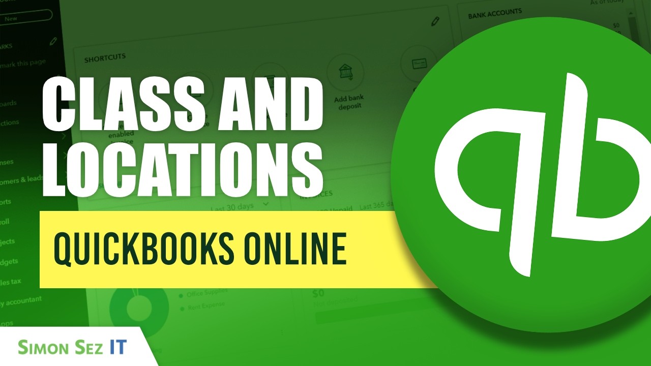 Как использовать отслеживание занятий и местоположения в QuickBooks Online