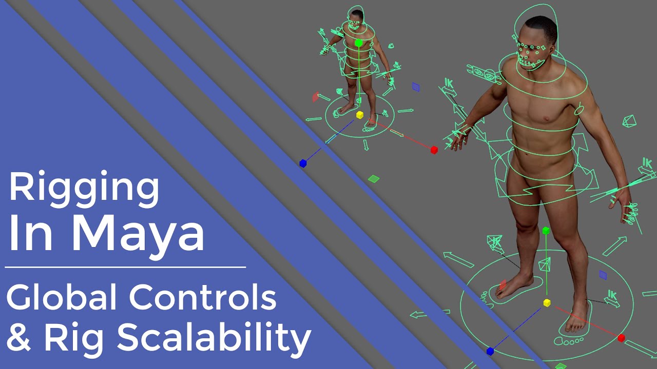 #RiggingInMaya | Part 17 | Intermediate | Global Controls & Scalability