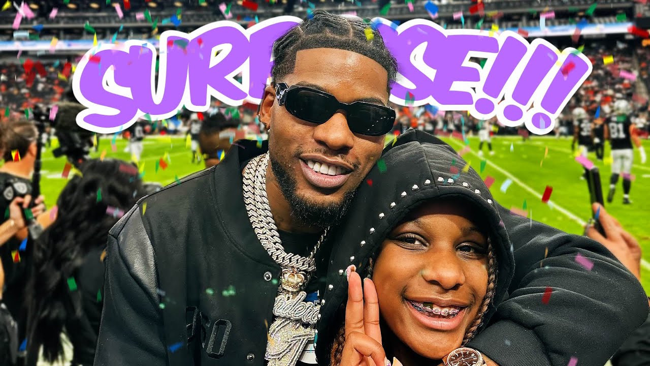Our First Daddy-Daughter Date And I Surprised Camari With Her First NFL Game