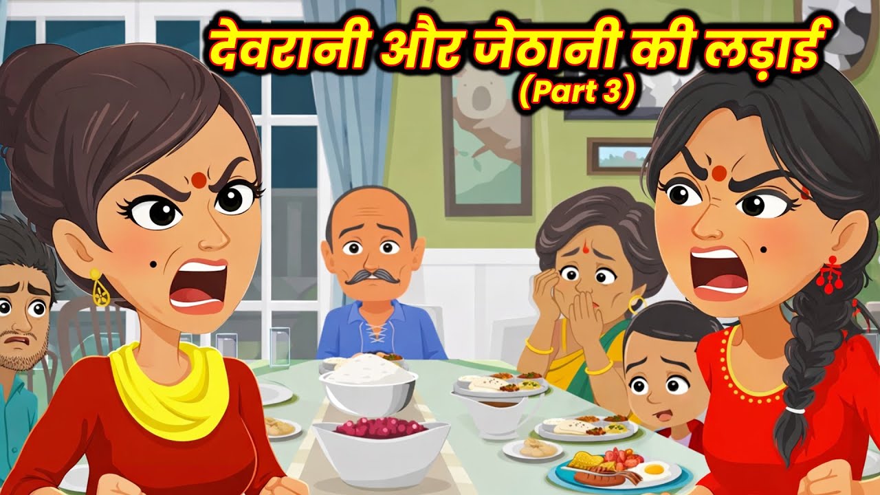 देवरानी और जेठानी की लड़ाई - Part 3 | Devrani Jethani Ki Ladai | Ghar Ki Chatpati Hindi Kahani