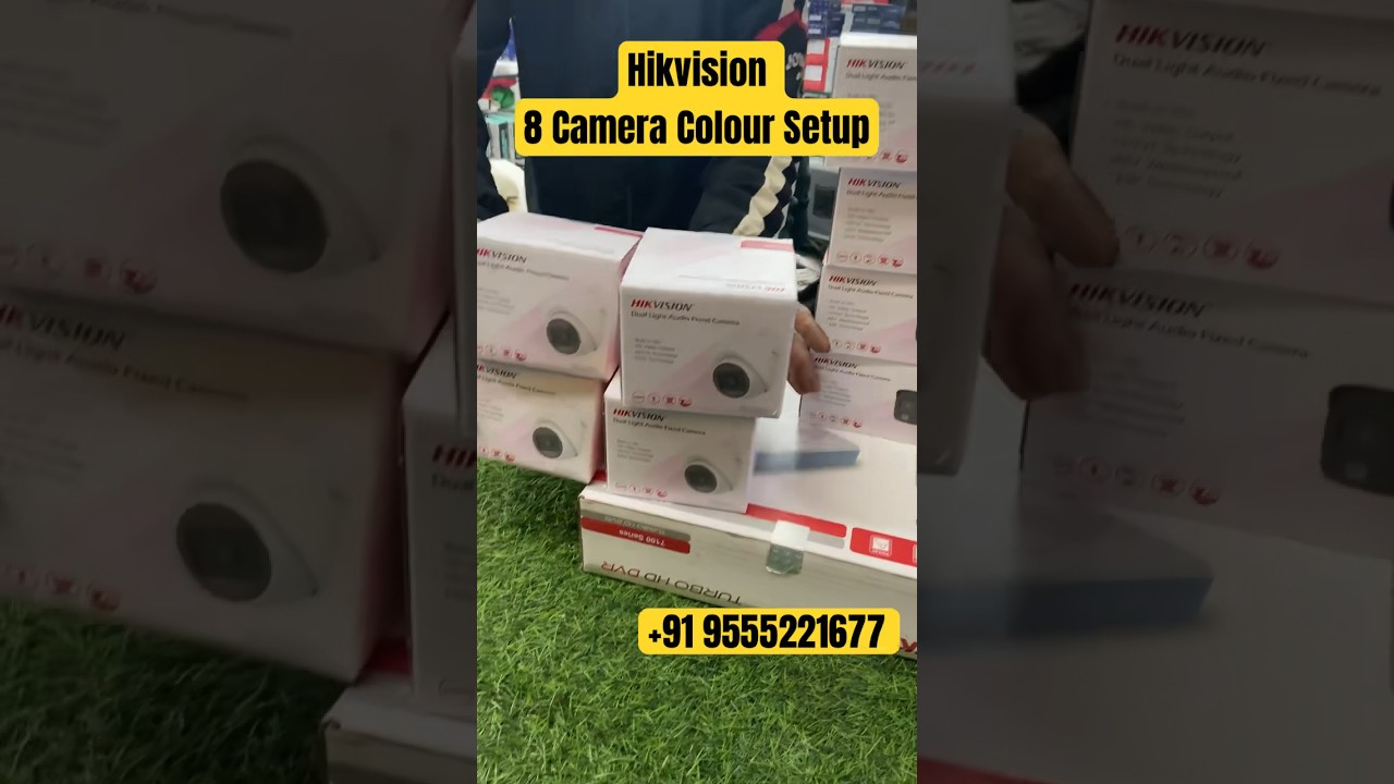 Become a Pro in CCTV Camera Setup with Hikvision's 8-Camera System