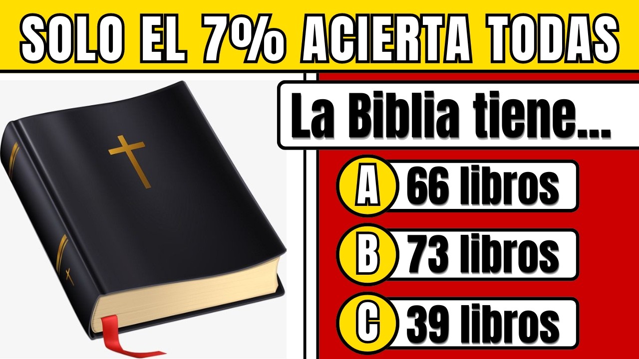 110 Preguntas Bíblicas para Evaluar tus Conocimientos sobre la Biblia (Quiz Bíblico)