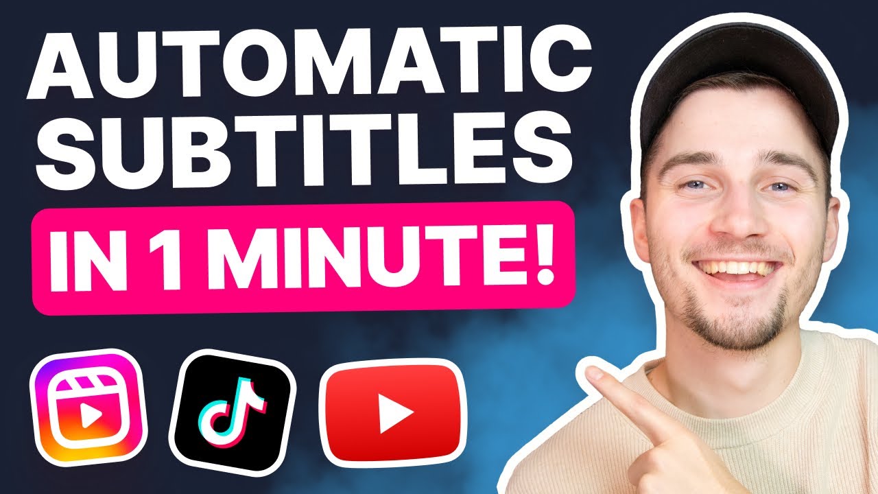 Как автоматически добавить субтитры к видео за 1 минуту! 🔥