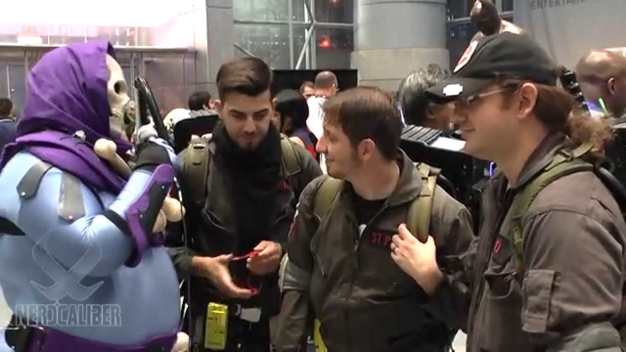 GHOSTBUSTERS Meet Skeletor at the New York Comic Con 2014