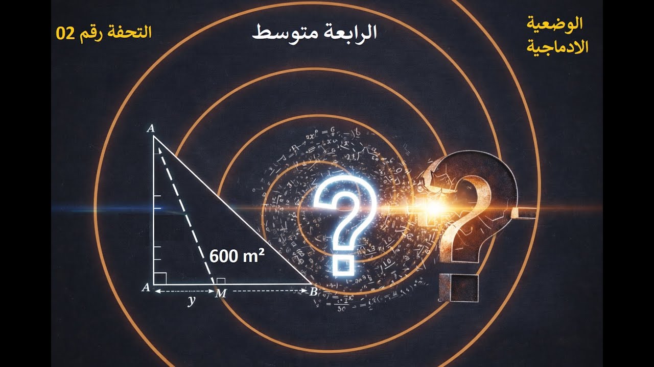 الوضعية الإدماجية المقترحة للاختبار الثلاثي الثاني – رياضيات رابعة متوسط