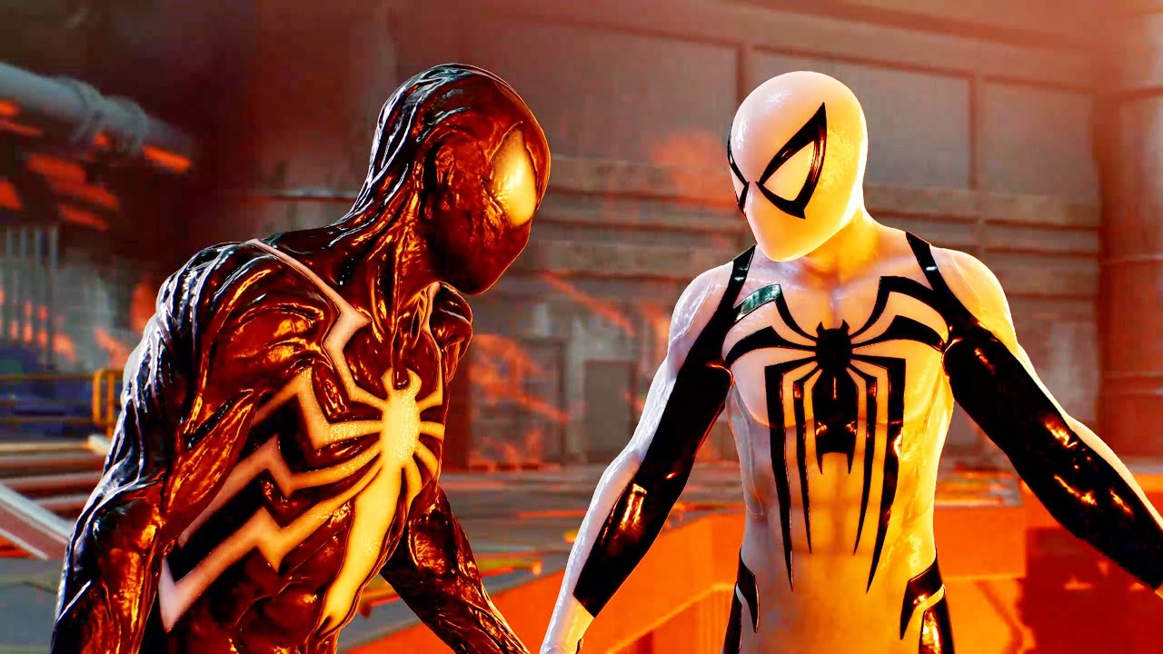 Anti-Venom and Symbiote Surge Suits Save Tombstone - Spider-Man 2 PC
