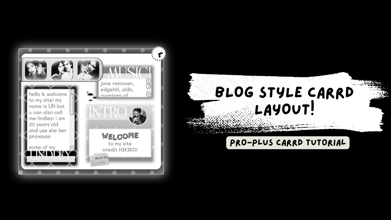 tutorial on this blog style pro-plus carrd! - © HIKIKO