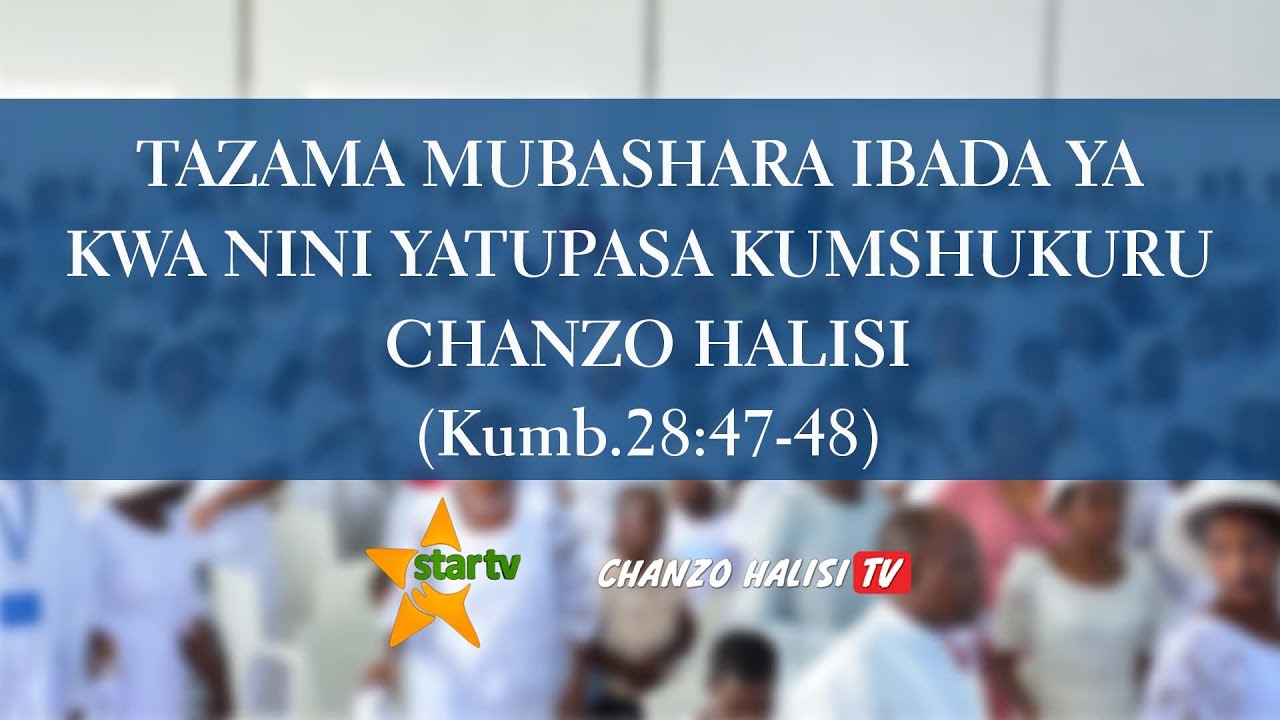 🔴Live:- KWA NINI YATUPASA KUMSHUKURU CHANZO HALISI