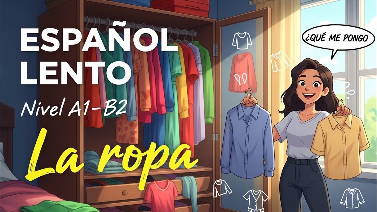 Learn Spanish Vocabulary in Context | Clothes & Types of clothes (A1–B2)