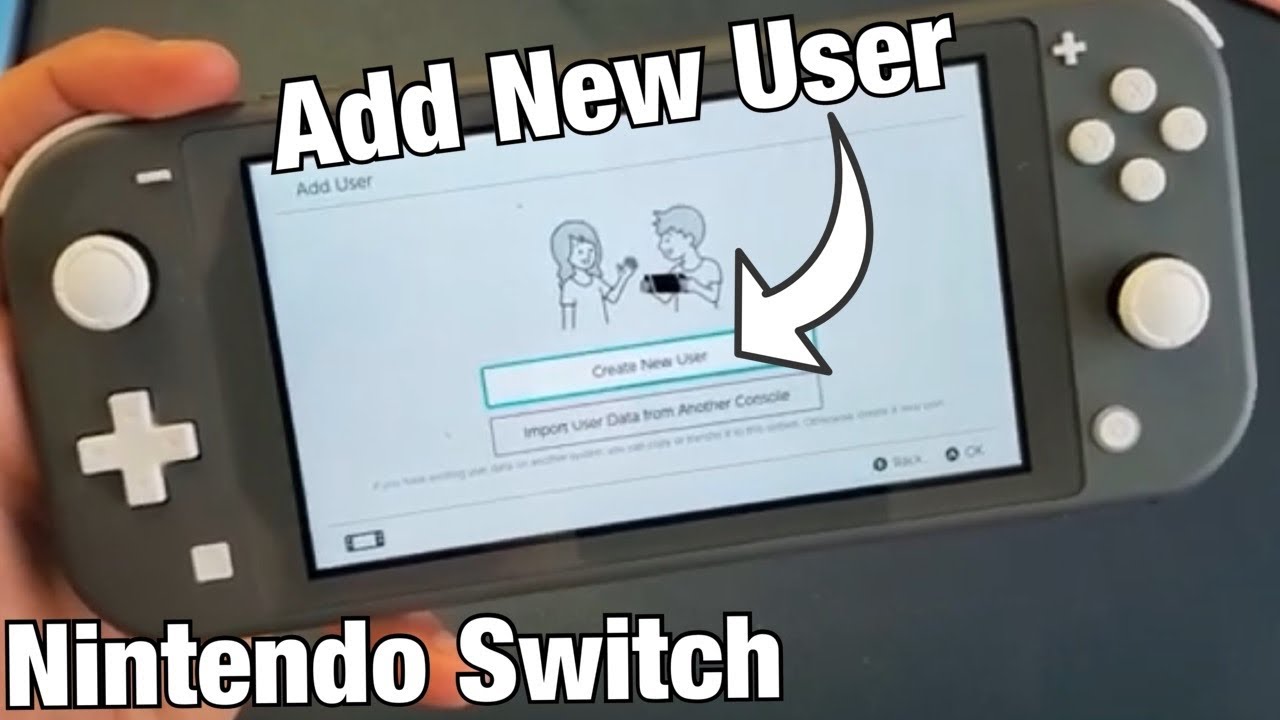 Nintendo Switch: как добавить или создать нового пользователя