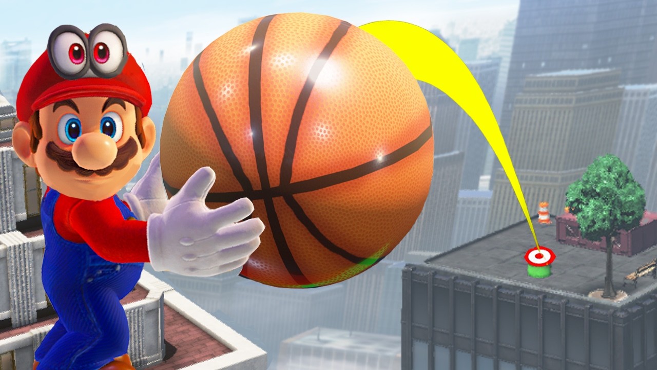 Who Can Hit the HARDEST Trickshots in Mario Odyssey?