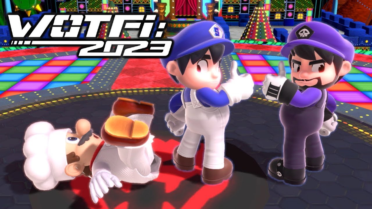Война толстых итальянцев 2023, но в Smash Ultimate