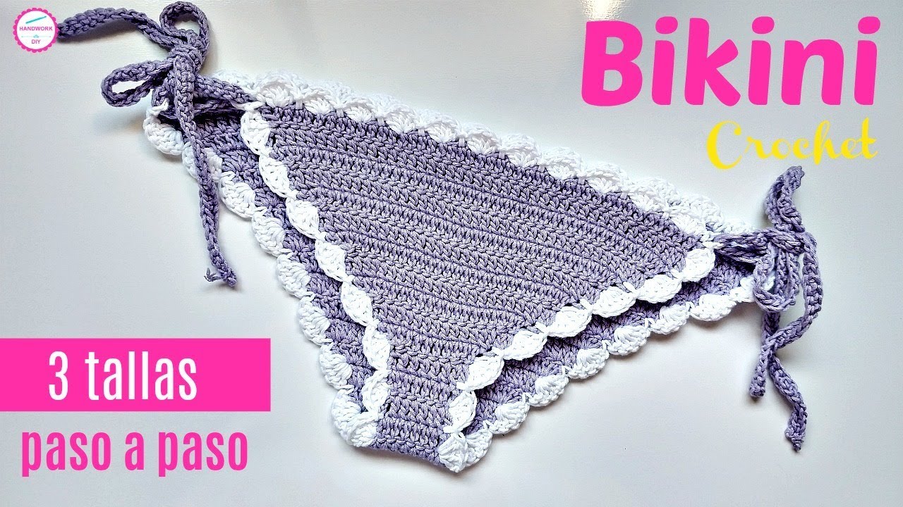 CÓMO TEJER BIKINI A CROCHET