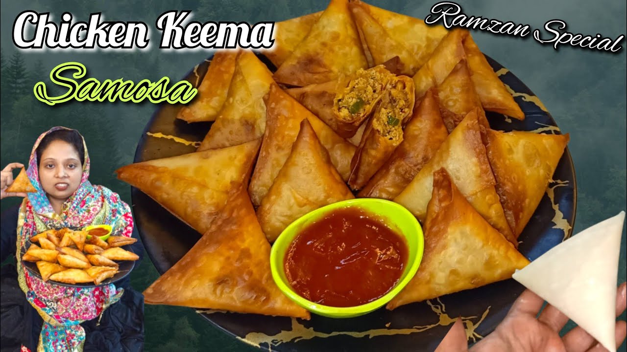Chicken Keema Samosa l बहुत ही काम चिकन में बहुत सारे समोसे बनकर तैयार हो जाते है l Chicken Samosa l