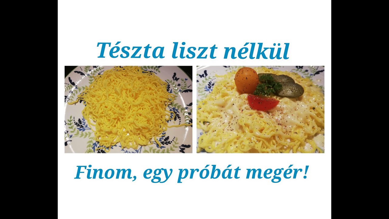 Tészta liszt nélkül #1. Zéró szénhidrát. Ketogén-lowcarb-glutén free és ráadásul nagyon finom:)