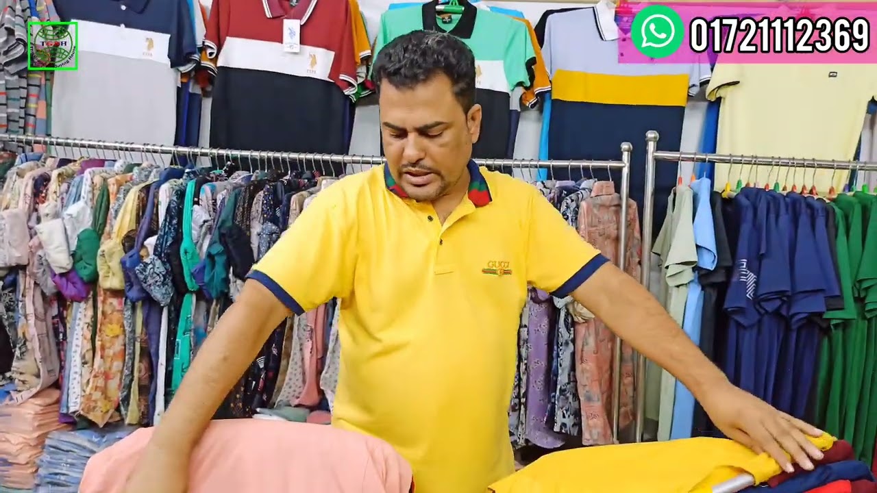 ডাইরেক্ট গার্মেন্টস থেকে টি শার্ট। শুধুমাত্র পাইকারি কিনুন।#tgbh #new_collection #wholesale_shirt