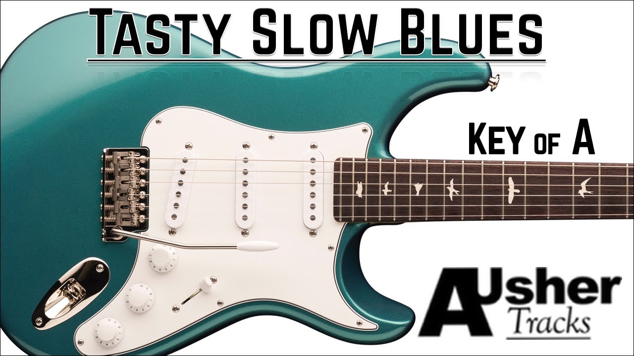 Tasty Slow Blues in A major | Guitar Backing Track
