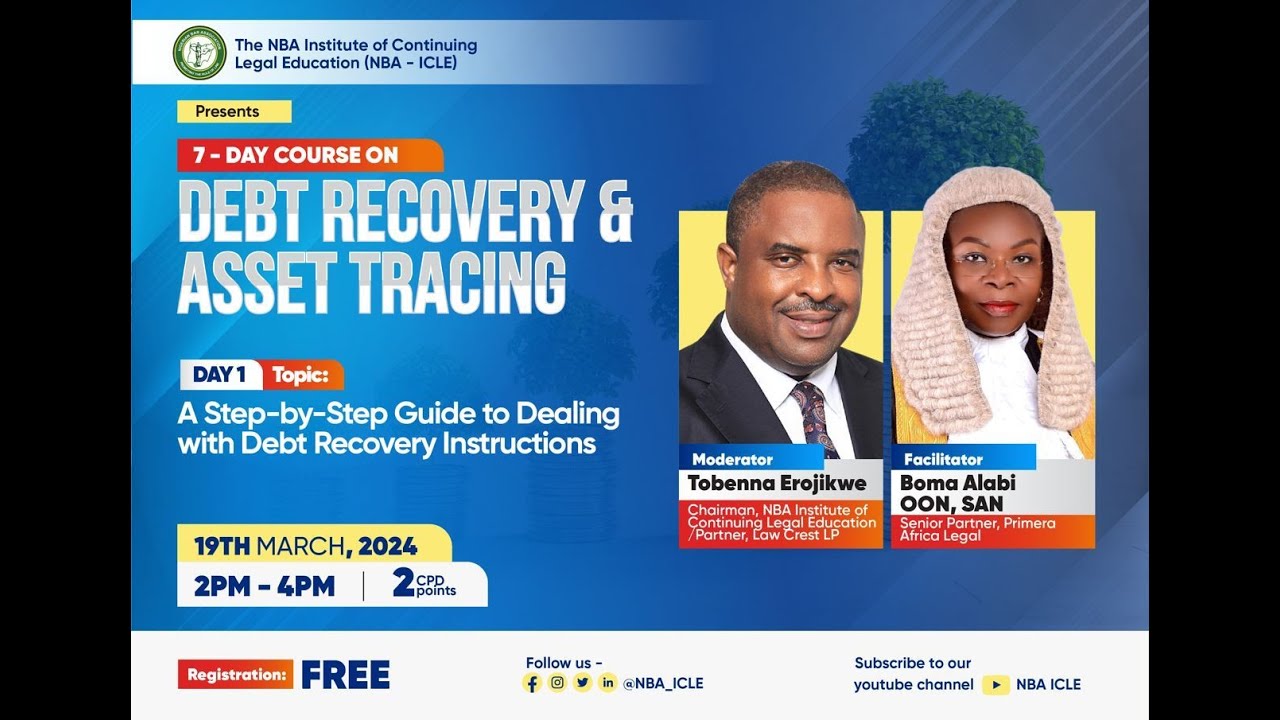 DEBT RECOVERY & ASSET TRACING   Day 1