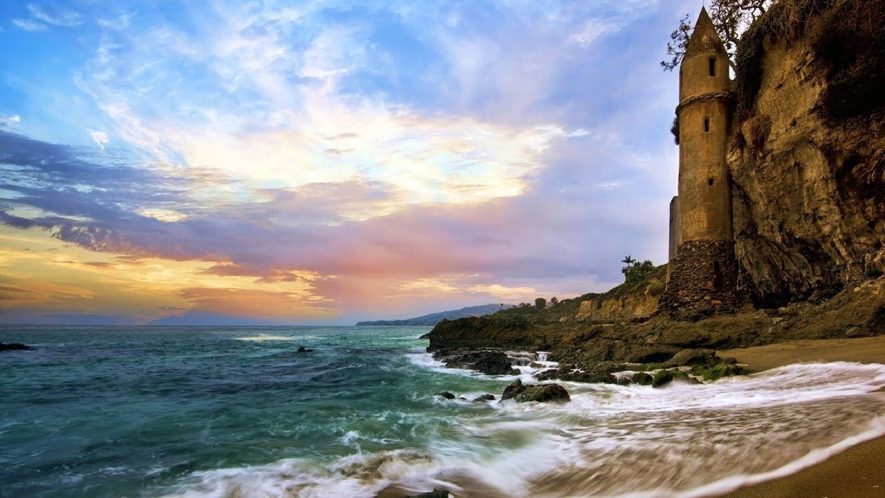Victoria Beach in Laguna Beach, California