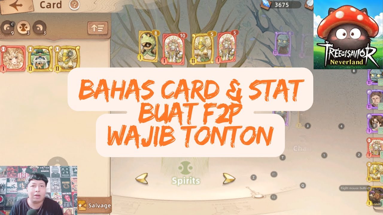 BUILD STAT , CARD DLL TREE OF SAVIOR : NEVERLAND
