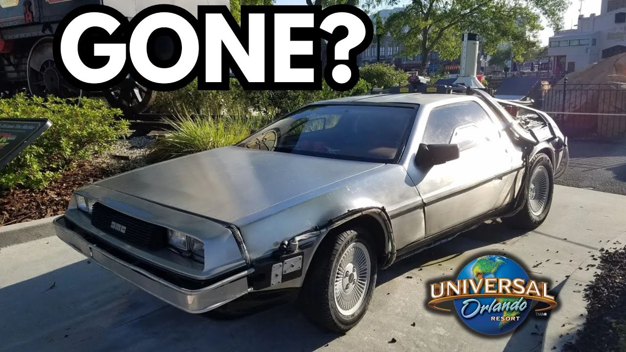 Uncovering the Fate of the DeLorean at Universal Studios Orlando! 🎢
