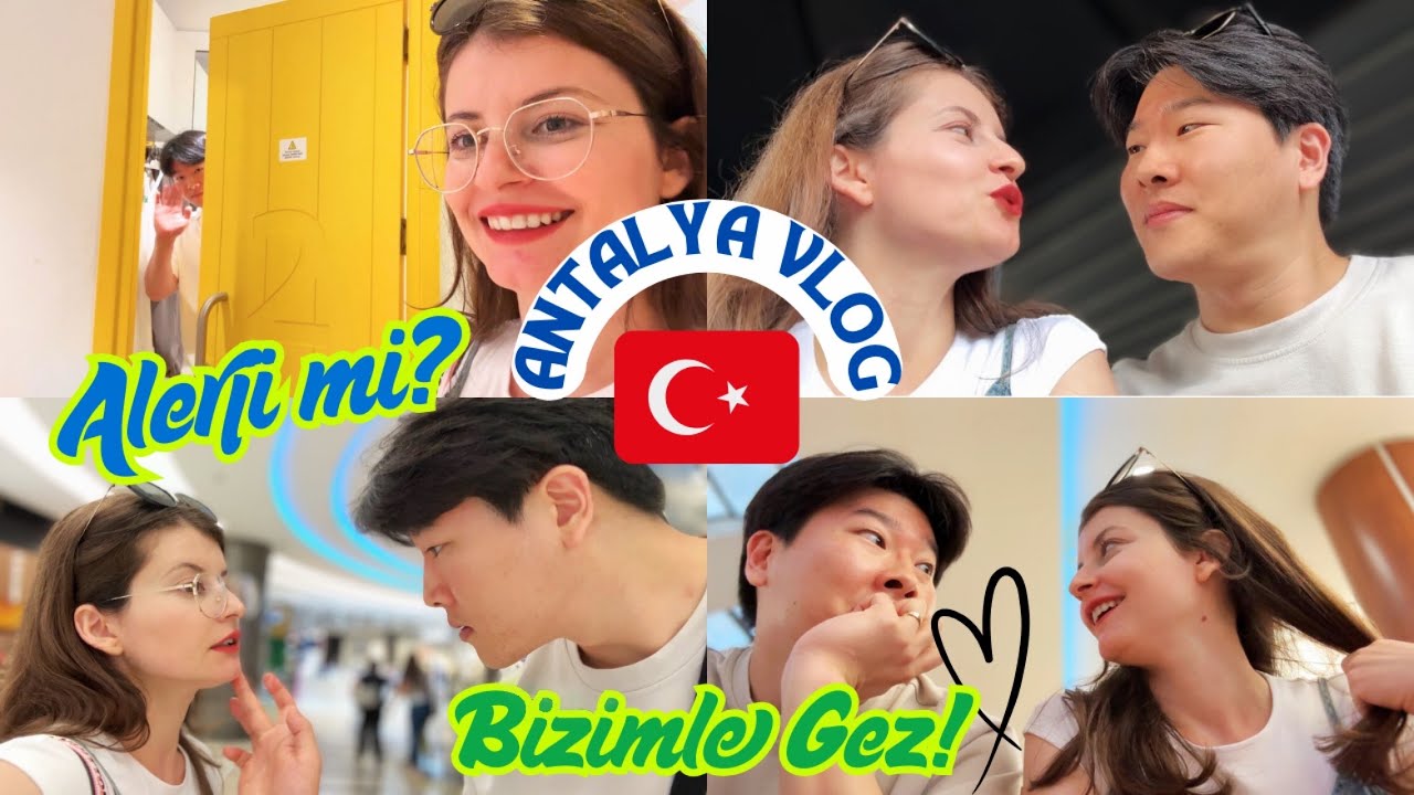 Koreli Eşimle Antalya’da AVM Turu! | Alerji Krizi😱, Deneme Kabini ve Sohbet!