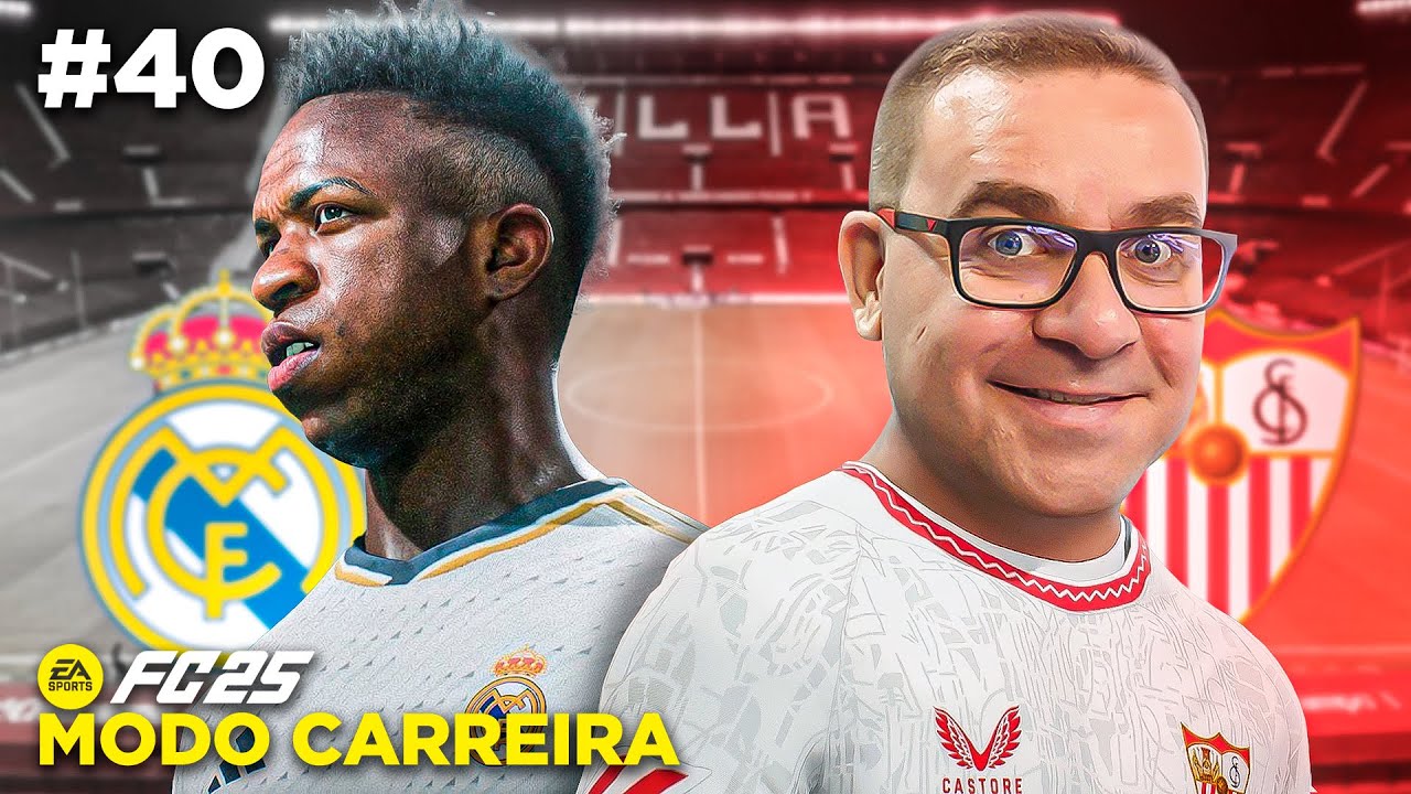 JOGO vs REAL MADRID - #40 EA FC 25 MODO CARREIRA