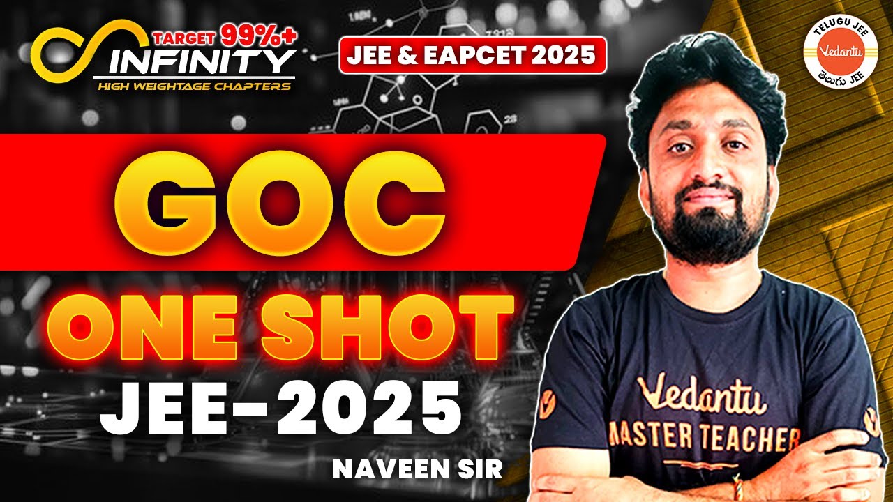 GOC | One Shot | 11th & 12th | JEE EAPCET Chemistry | JEE EAPCET 2025 | Naveen Sir