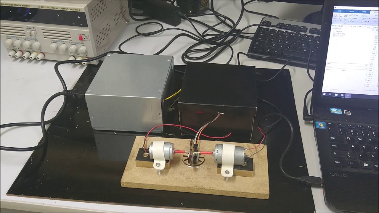 Controle de velocidade de um motor CC com variação de carga utilizando Matlab