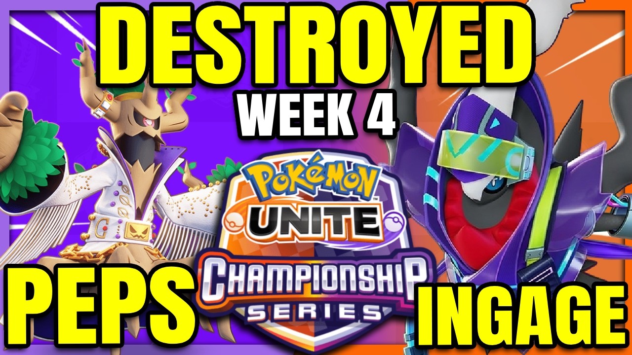 EUIC CHAMPS ARE MAD Peps vs Ingage - UCS EU | Pokemon Unite